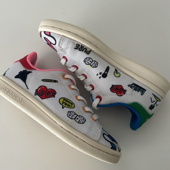 Adidas Aaron Kai x Stan Smith Primeblue 'Doodles' Kids Sneakers - Picture 6 of 15